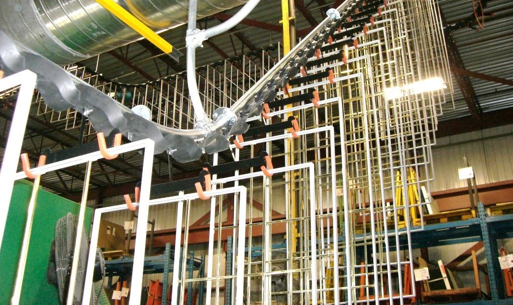 Overhead Enclosed Track Conveyors