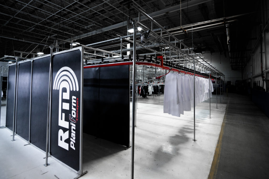Trieur automatique à vêtements pour Alsco à Montréal