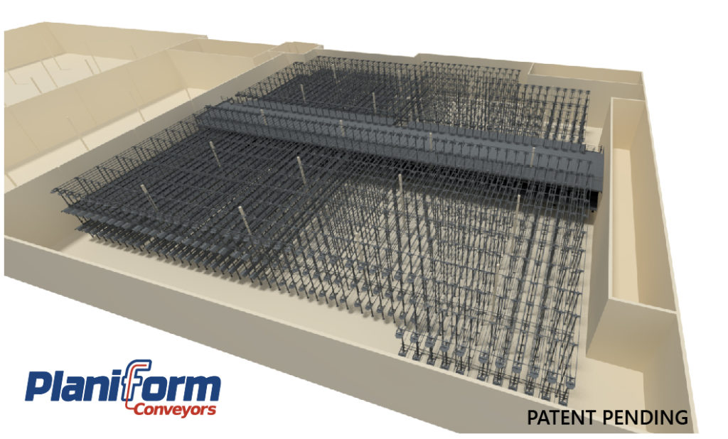 Planiform Implements Massive Automated Garment Storage and Retrieval System in Pennsylvania, USA