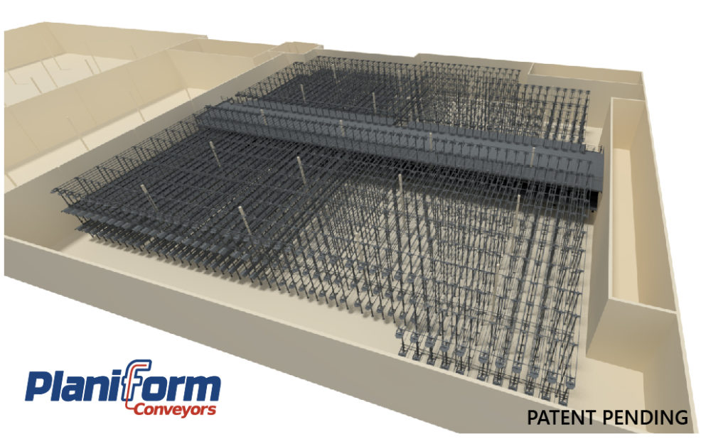 Planiform implémente un énorme système de stockage et de récupération automatisé de vêtements en Pennsylvanie, USA